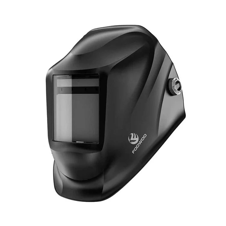 Capacete de soldagem com escurecimento automático de cor preta