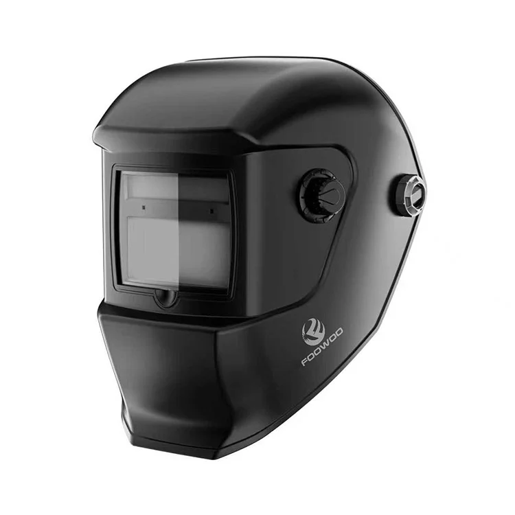 Capacete de soldagem com escurecimento automático com escudo transparente integrado